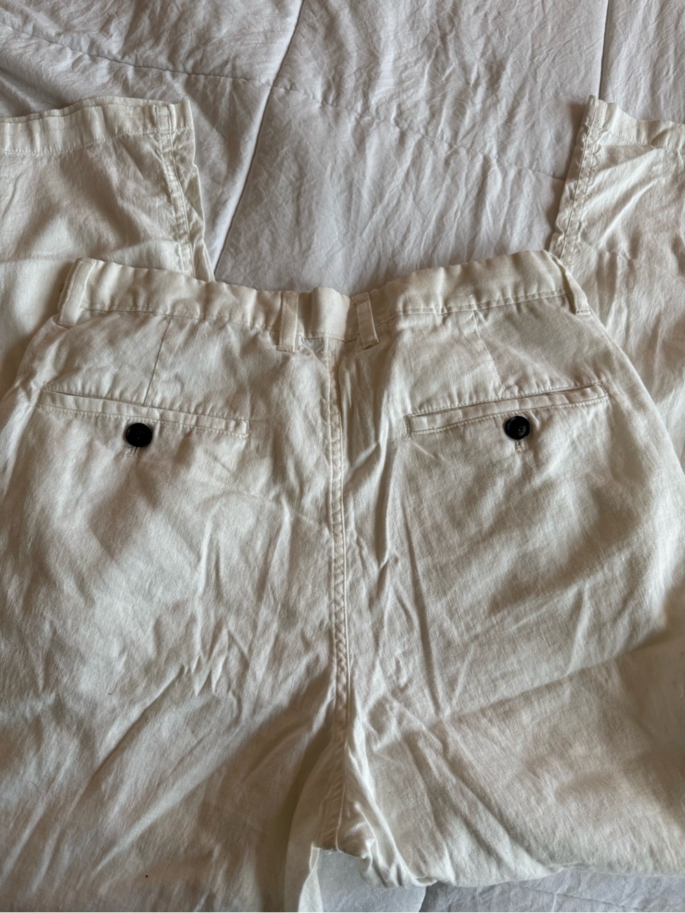 H&M Men's Chino Pants - Off-White Cream - Picture 6 of 8